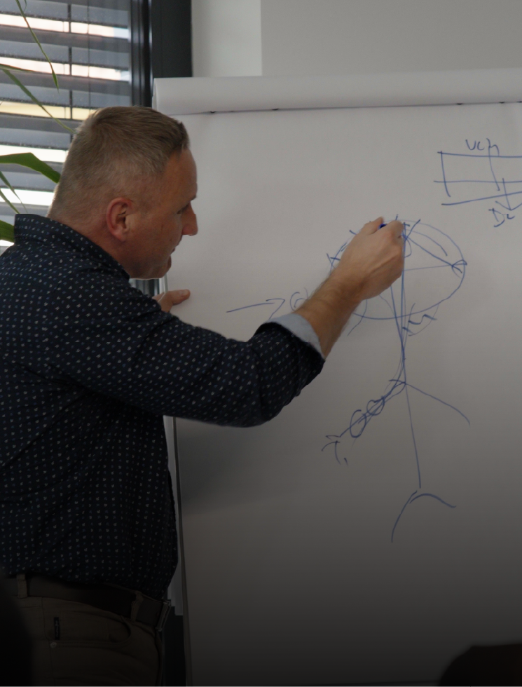 coach-strategy Coach explaining strategy on a board